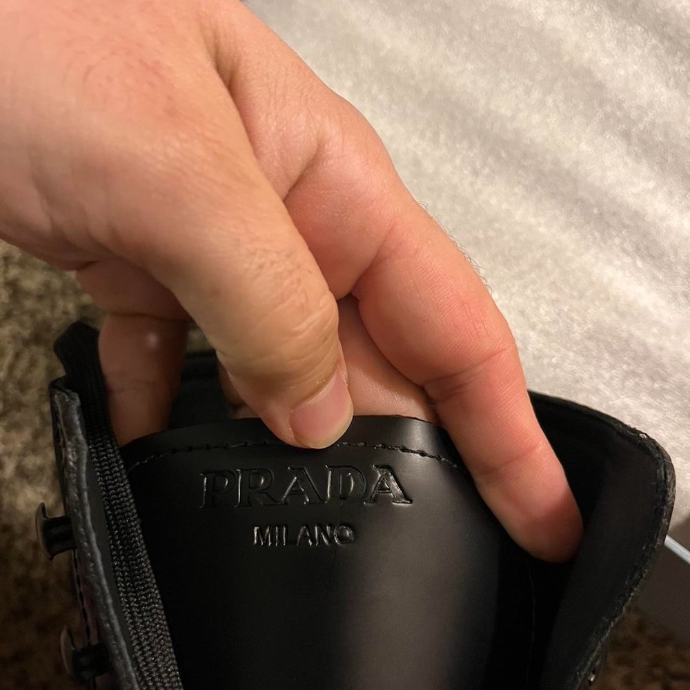 Prada black pocket boots size 36 - Picture 3 of 5